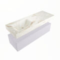 corian waschtisch set alan dlux 130 cm braun marmor frappe ADX130cal1ll1fra