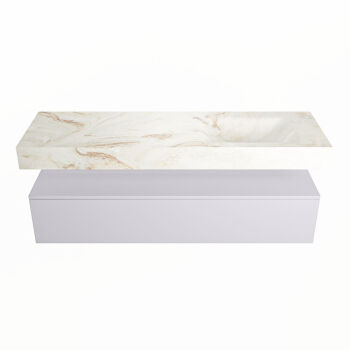 corian waschtisch set alan dlux 150 cm braun marmor frappe ADX150cal1lR0fra