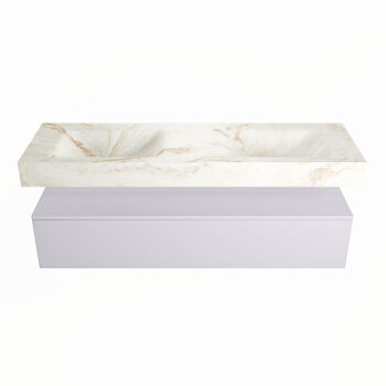 corian waschtisch set alan dlux 150 cm braun marmor frappe ADX150cal1lD0fra