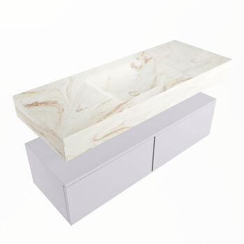 corian waschtisch set alan dlux 120 cm braun marmor frappe ADX120cal2lM0fra