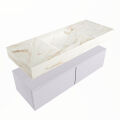 corian waschtisch set alan dlux 120 cm braun marmor frappe ADX120cal2lM1fra