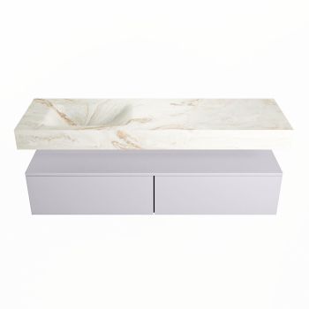 corian waschtisch set alan dlux 150 cm braun marmor frappe ADX150cal2ll0fra