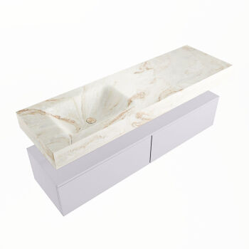 corian waschtisch set alan dlux 150 cm braun marmor frappe ADX150cal2ll1fra