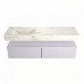 corian waschtisch set alan dlux 150 cm braun marmor frappe ADX150cal2ll1fra