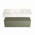 corian waschtisch set alan dlux 100 cm braun marmor frappe ADX100Arm1lM1fra