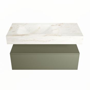 corian waschtisch set alan dlux 100 cm braun marmor frappe ADX100Arm1ll1fra