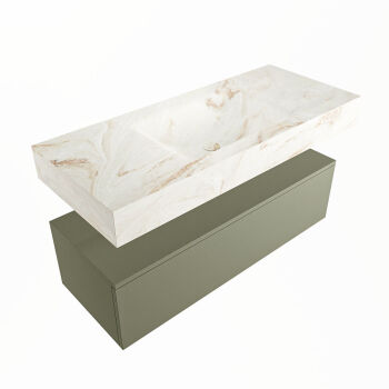 corian waschtisch set alan dlux 110 cm braun marmor frappe ADX110Arm1lM0fra