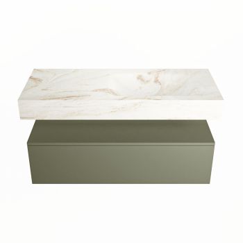 corian waschtisch set alan dlux 110 cm braun marmor frappe ADX110Arm1lR0fra