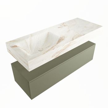 corian waschtisch set alan dlux 120 cm braun marmor frappe ADX120Arm1ll0fra