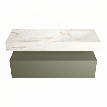 corian waschtisch set alan dlux 120 cm braun marmor frappe ADX120Arm1lR0fra