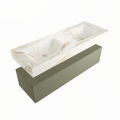 corian waschtisch set alan dlux 130 cm braun marmor frappe ADX130Arm1lD2fra
