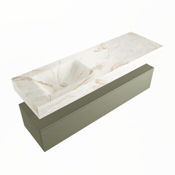 corian waschtisch set alan dlux 150 cm braun marmor frappe ADX150Arm1ll0fra