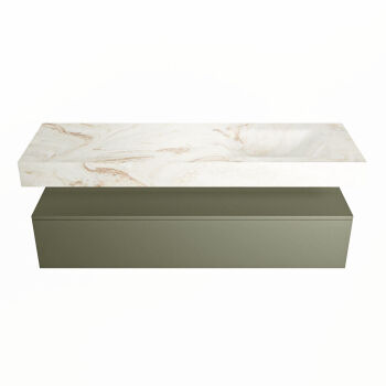 corian waschtisch set alan dlux 150 cm braun marmor frappe ADX150Arm1lR0fra