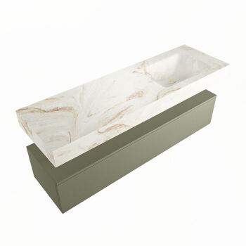 corian waschtisch set alan dlux 150 cm braun marmor frappe ADX150Arm1lR0fra