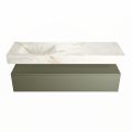 corian waschtisch set alan dlux 150 cm braun marmor frappe ADX150Arm1ll1fra