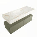 corian waschtisch set alan dlux 120 cm braun marmor frappe ADX120Arm2lM0fra