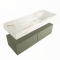 corian waschtisch set alan dlux 120 cm braun marmor frappe ADX120Arm2lR1fra