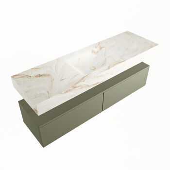 corian waschtisch set alan dlux 150 cm braun marmor frappe ADX150Arm2lM0fra
