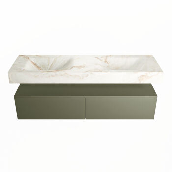 corian waschtisch set alan dlux 150 cm braun marmor frappe ADX150Arm2lD0fra