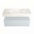 corian waschtisch set alan dlux 100 cm braun marmor frappe ADX100cla1lM1fra