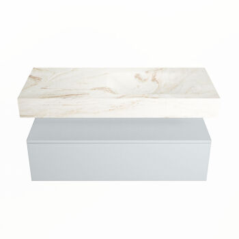 corian waschtisch set alan dlux 110 cm braun marmor frappe ADX110cla1lR0fra