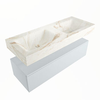 corian waschtisch set alan dlux 120 cm braun marmor frappe ADX120cla1lD0fra
