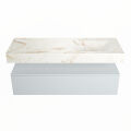 corian waschtisch set alan dlux 130 cm braun marmor frappe ADX130cla1lR0fra