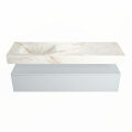 corian waschtisch set alan dlux 150 cm braun marmor frappe ADX150cla1ll1fra