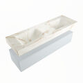 corian waschtisch set alan dlux 150 cm braun marmor frappe ADX150cla1lD2fra
