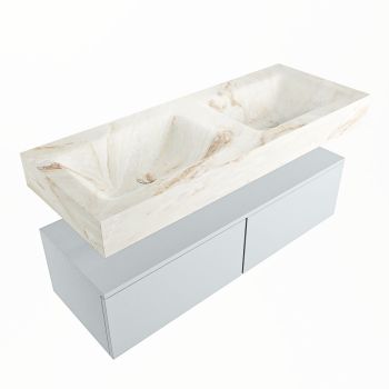 corian waschtisch set alan dlux 120 cm braun marmor frappe ADX120cla2lD0fra