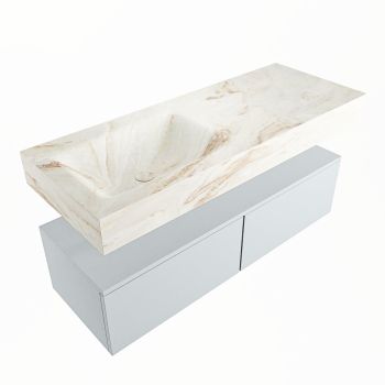 corian waschtisch set alan dlux 120 cm braun marmor frappe ADX120cla2ll1fra