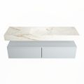 corian waschtisch set alan dlux 150 cm braun marmor frappe ADX150cla2lM0fra
