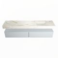 corian waschtisch set alan dlux 200 cm braun marmor frappe ADX200cla2lR0fra