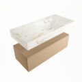corian waschtisch set alan dlux 100 cm braun marmor frappe ADX100oro1lR0fra