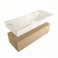 corian waschtisch set alan dlux 110 cm braun marmor frappe ADX110oro1lR0fra