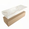 corian waschtisch set alan dlux 120 cm braun marmor frappe ADX120oro1lM1fra