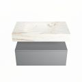 corian waschtisch set alan dlux 80 cm braun marmor frappe ADX80Pla1lM0fra