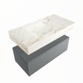 corian waschtisch set alan dlux 90 cm braun marmor frappe ADX90Pla1lM0fra