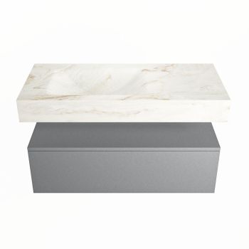 corian waschtisch set alan dlux 100 cm braun marmor frappe ADX100Pla1ll0fra