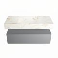 corian waschtisch set alan dlux 110 cm braun marmor frappe ADX110Pla1lM0fra