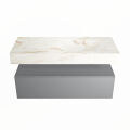 corian waschtisch set alan dlux 110 cm braun marmor frappe ADX110Pla1lR0fra