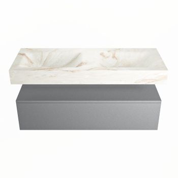 corian waschtisch set alan dlux 120 cm braun marmor frappe ADX120Pla1lD0fra