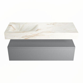 corian waschtisch set alan dlux 120 cm braun marmor frappe ADX120Pla1ll1fra