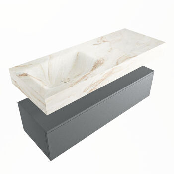 corian waschtisch set alan dlux 120 cm braun marmor frappe ADX120Pla1ll1fra