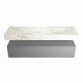 corian waschtisch set alan dlux 150 cm braun marmor frappe ADX150Pla1lR0fra