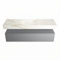corian waschtisch set alan dlux 150 cm braun marmor frappe ADX150Pla1lM1fra