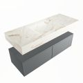 corian waschtisch set alan dlux 120 cm braun marmor frappe ADX120Pla2lM0fra