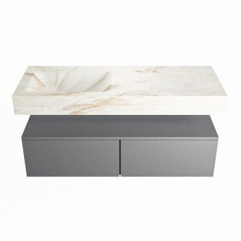 corian waschtisch set alan dlux 120 cm braun marmor frappe ADX120Pla2ll0fra