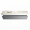 corian waschtisch set alan dlux 200 cm braun marmor frappe ADX200Pla2ll0fra