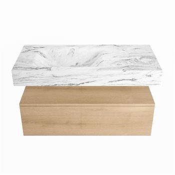 corian waschtisch set alan dlux 100 cm braun marmor glace ADX100was1ll0gla